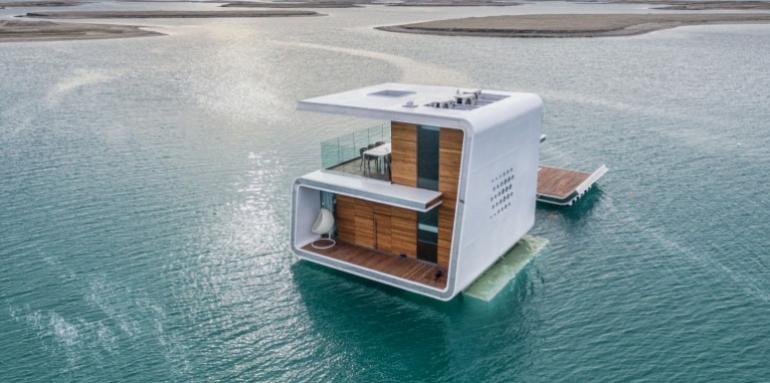 Las lujosas casas que se sumergen en el mar de Dubái