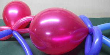 Decoración con globos para Baby Shower 