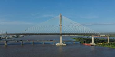 Inauguran el nuevo puente Pumarejo en Barranquilla 