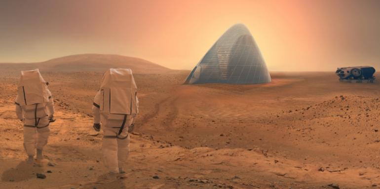 Las viviendas en Marte serán de hielo, según la NASA