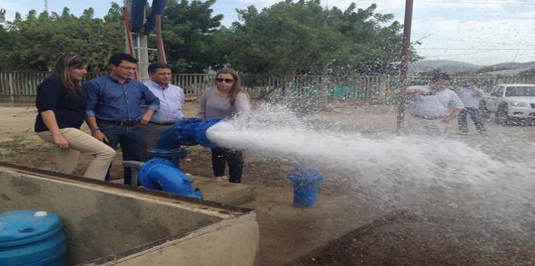 Habitantes de Santa Marta contarán con el servicio de agua potable